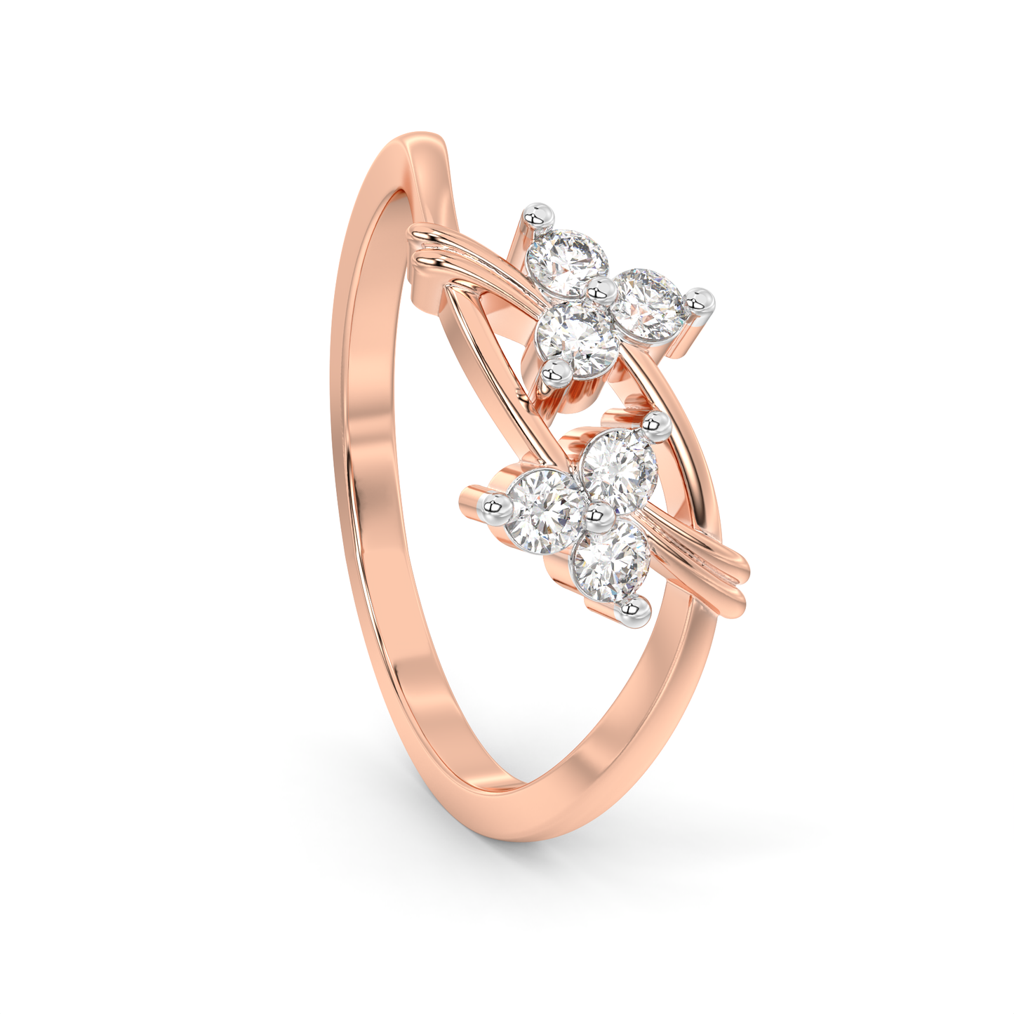 Diamond Ring for her in Rose Gold DRG22681