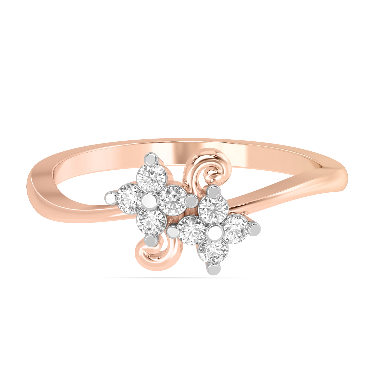 Diamond Ring for her in Rose Gold DRG22682