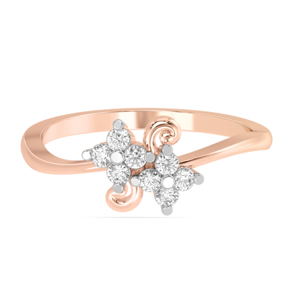 Diamond Ring for her in Rose Gold DRG22682