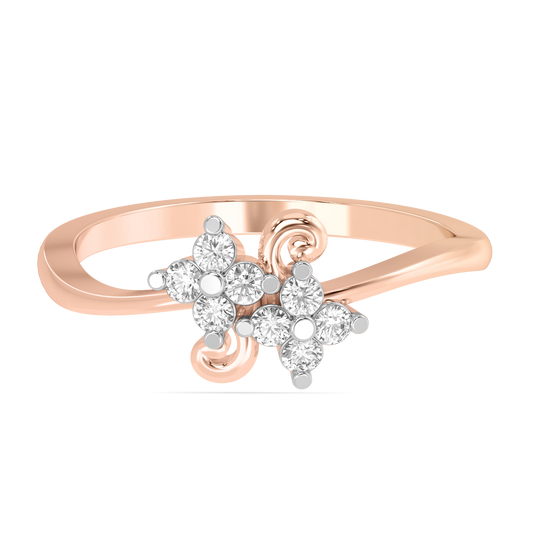 Diamond Ring for her in Rose Gold DRG22682