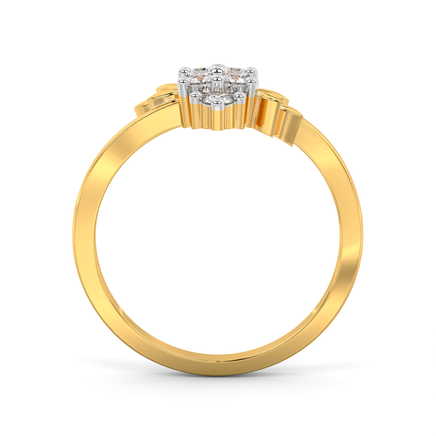 Diamond Ring for her in Yellow Gold DRG22684