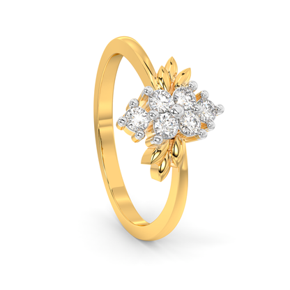 Diamond Ring for her in Yellow Gold DRG22684