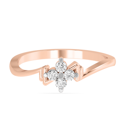 Diamond Ring for her in Rose Gold DRG22685