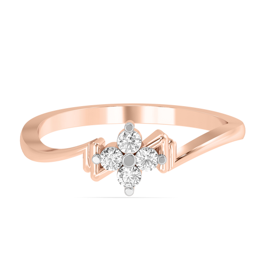 Diamond Ring for her in Rose Gold DRG22685