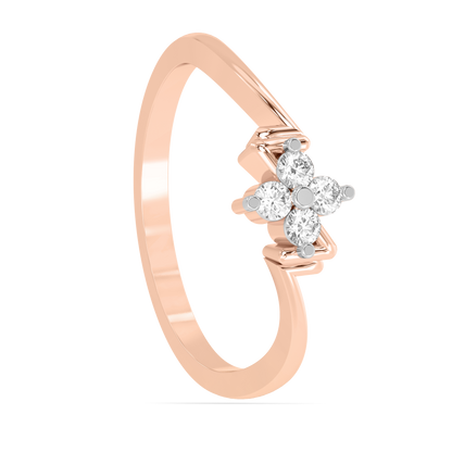 Diamond Ring for her in Rose Gold DRG22685