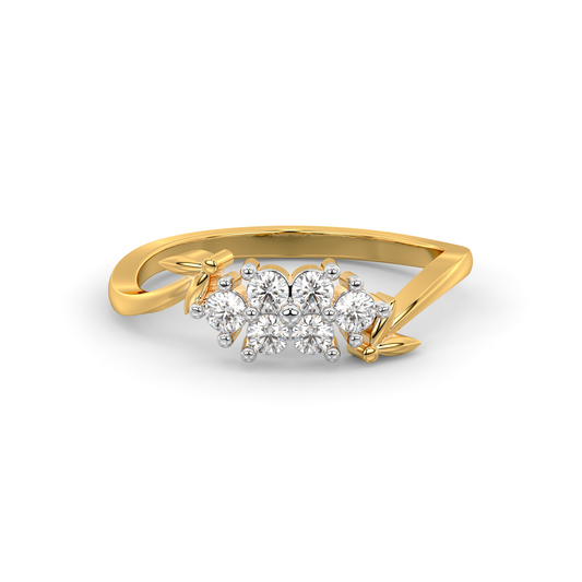 Diamond Ring for her in Yellow Gold DRG22687