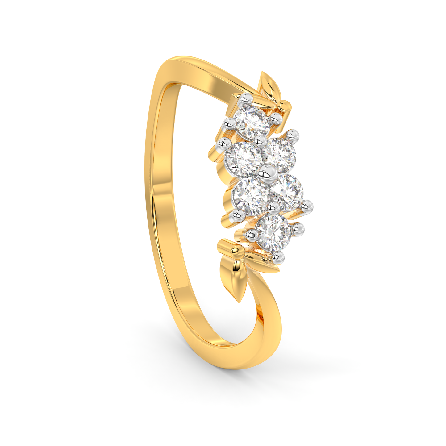 Diamond Ring for her in Yellow Gold DRG22687