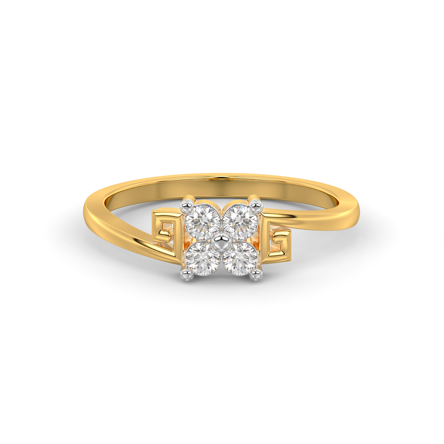 Diamond Ring for her in Yellow Gold DRG22688