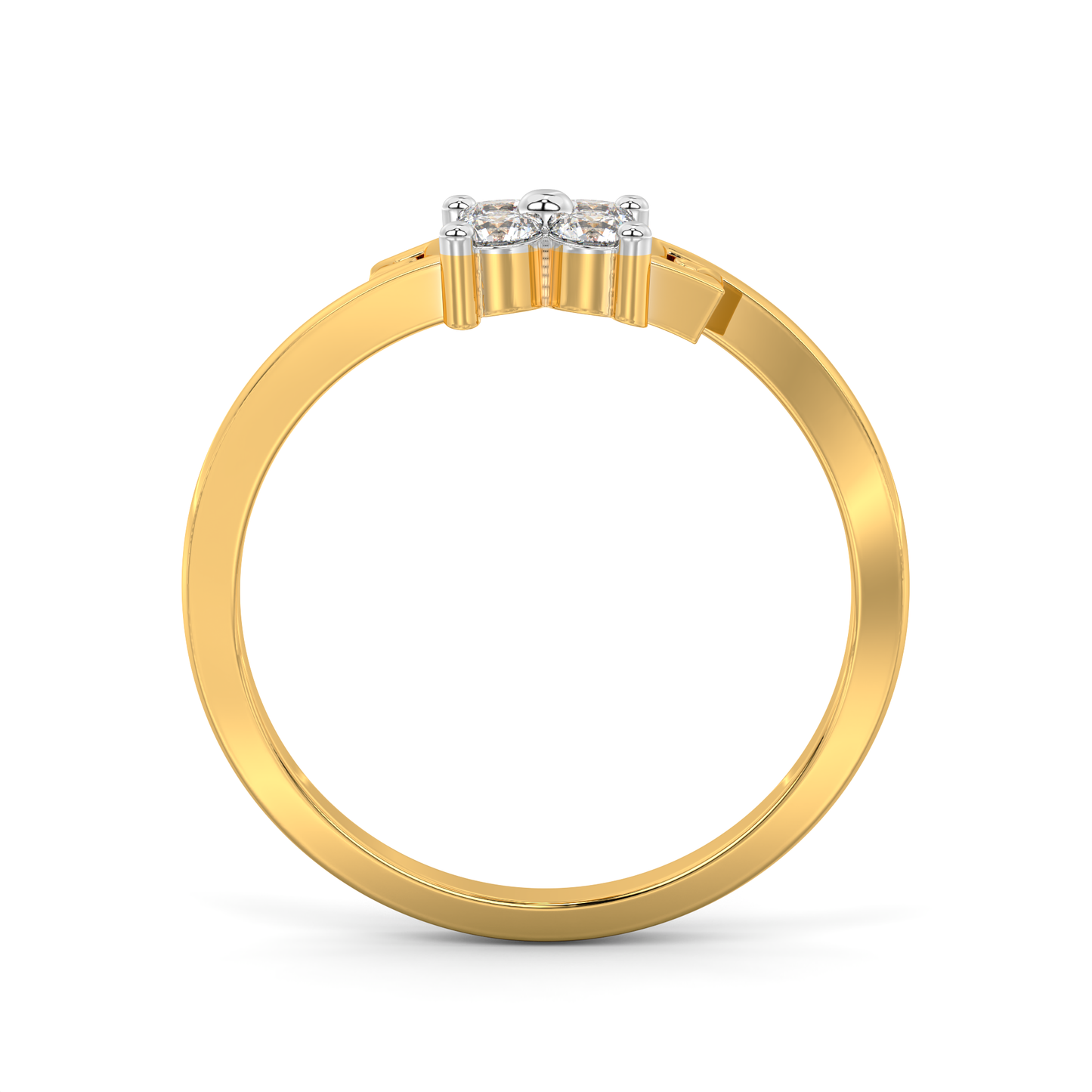 Diamond Ring for her in Yellow Gold DRG22688