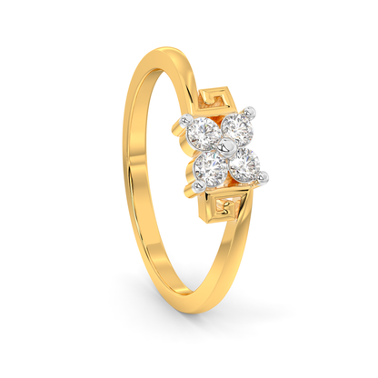 Diamond Ring for her in Yellow Gold DRG22688