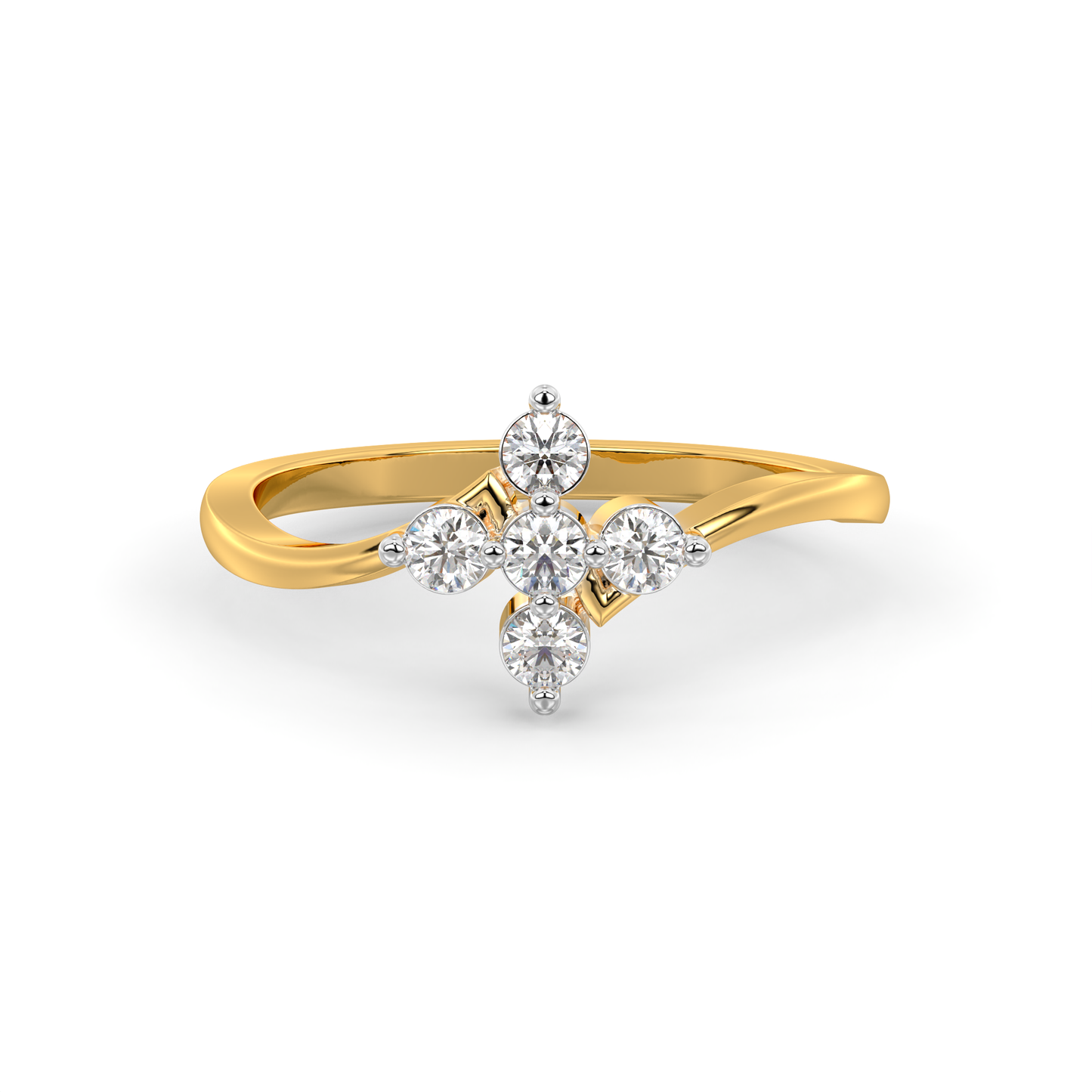 Diamond Ring for her in Yellow Gold DRG22689