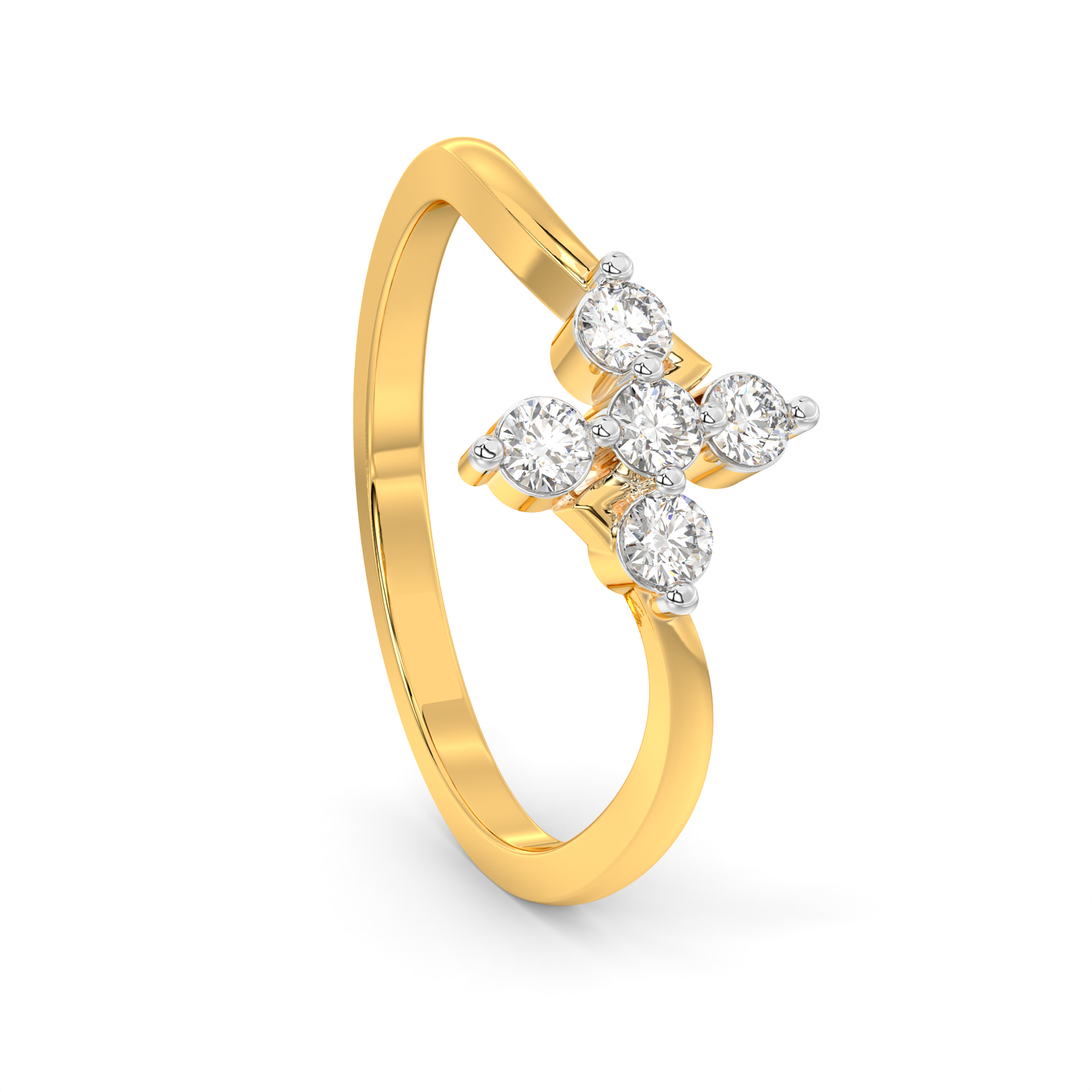 Diamond Ring for her in Yellow Gold DRG22689