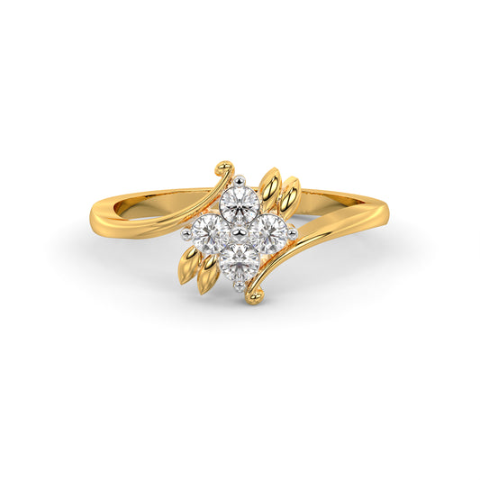 Diamond Ring for her in Yellow Gold DRG22690