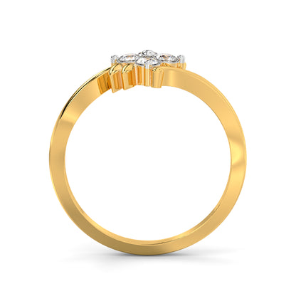 Diamond Ring for her in Yellow Gold DRG22690