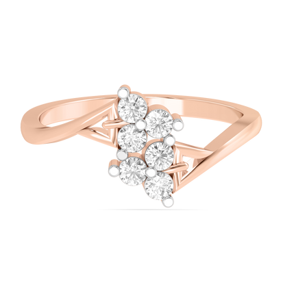 Diamond Ring for her in Rose Gold DRG22691