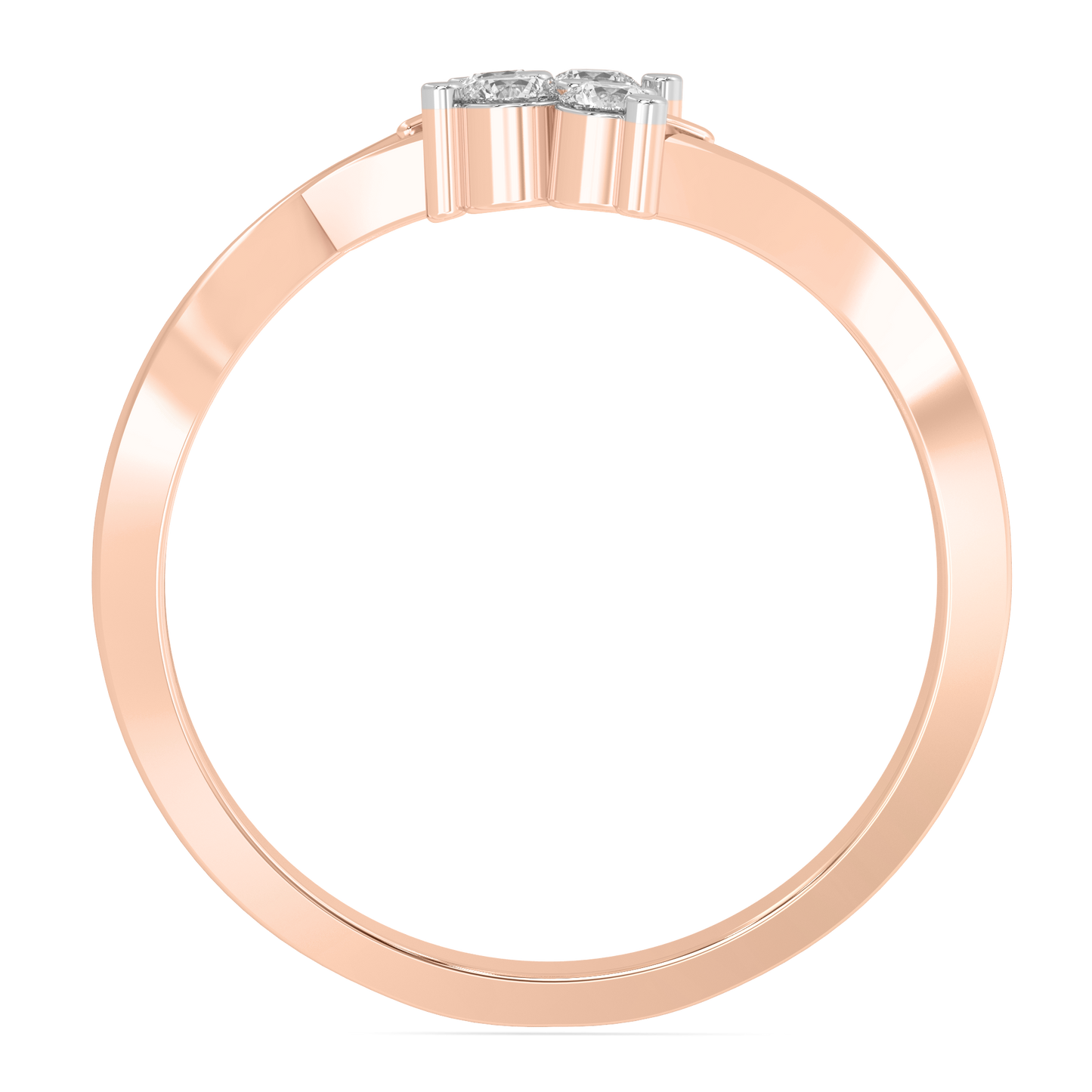 Diamond Ring for her in Rose Gold DRG22691