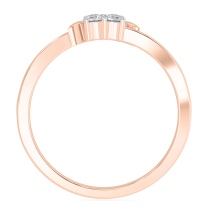 Diamond Ring for her in Rose Gold DRG22692