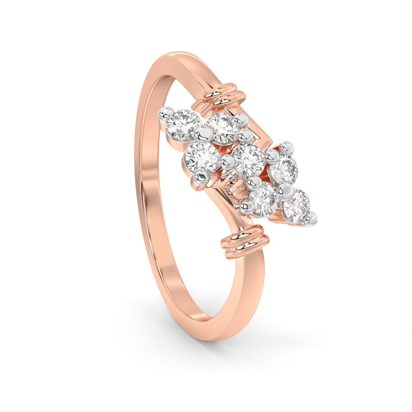 Diamond Ring for her in Rose Gold DRG22697