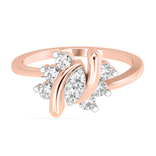 Diamond Ring for her in Rose Gold DRG22698