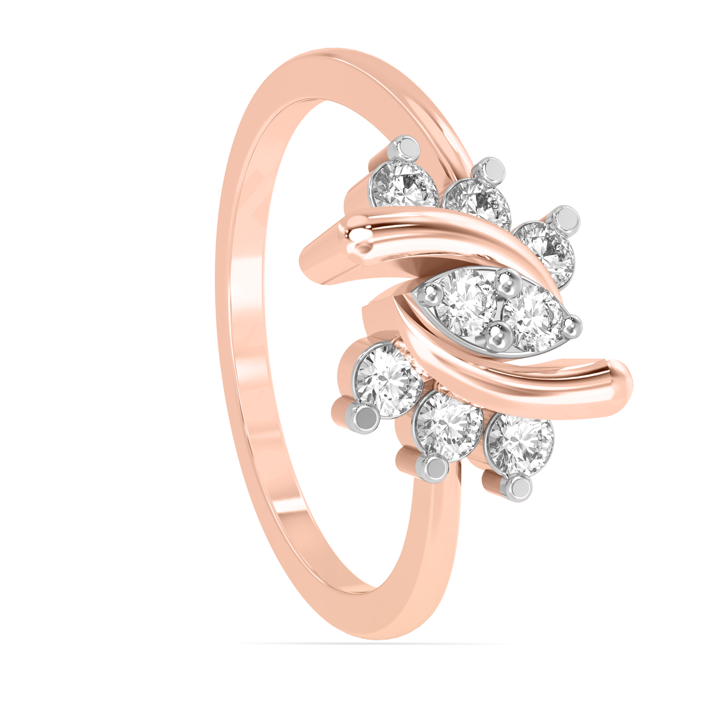 Diamond Ring for her in Rose Gold DRG22698