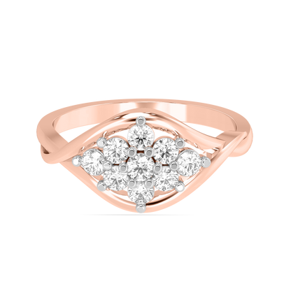 Diamond Ring for her in Rose Gold DRG22699