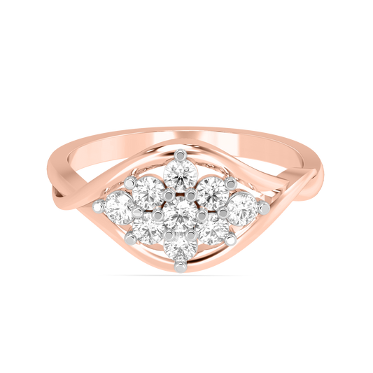 Diamond Ring for her in Rose Gold DRG22699