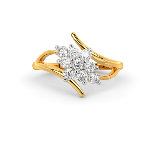 Diamond Ring for her in Yellow Gold DRG22700
