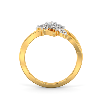 Diamond Ring for her in Yellow Gold DRG22700