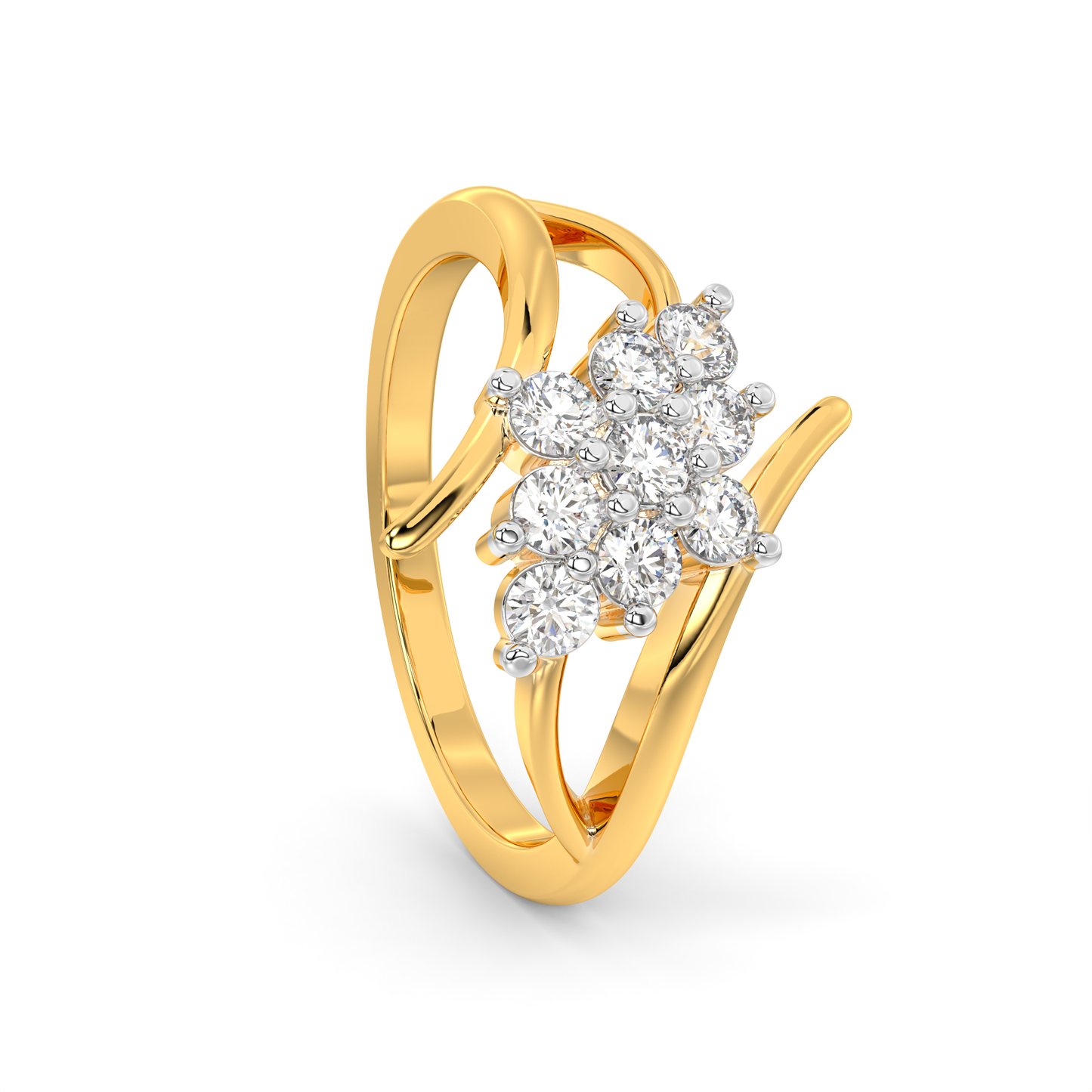 Diamond Ring for her in Yellow Gold DRG22700