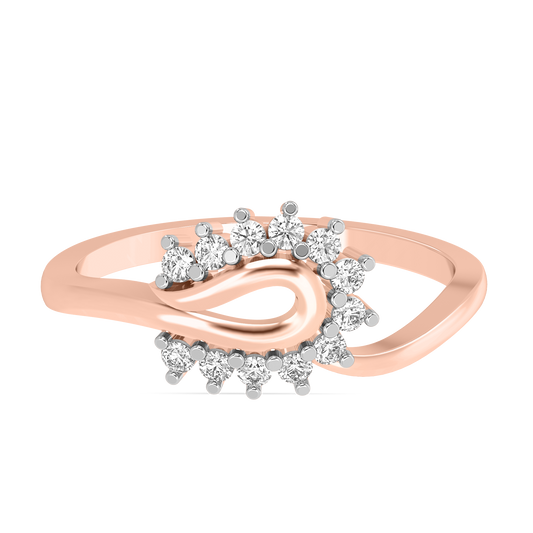 Diamond Ring for her in Rose Gold DRG22702