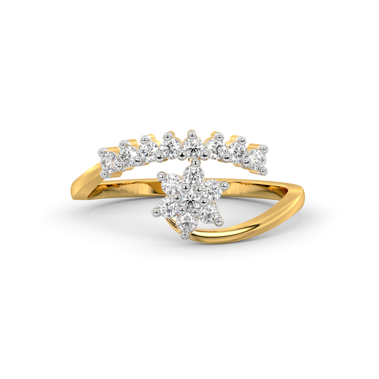 Diamond Ring for her in Yellow Gold DRG22703