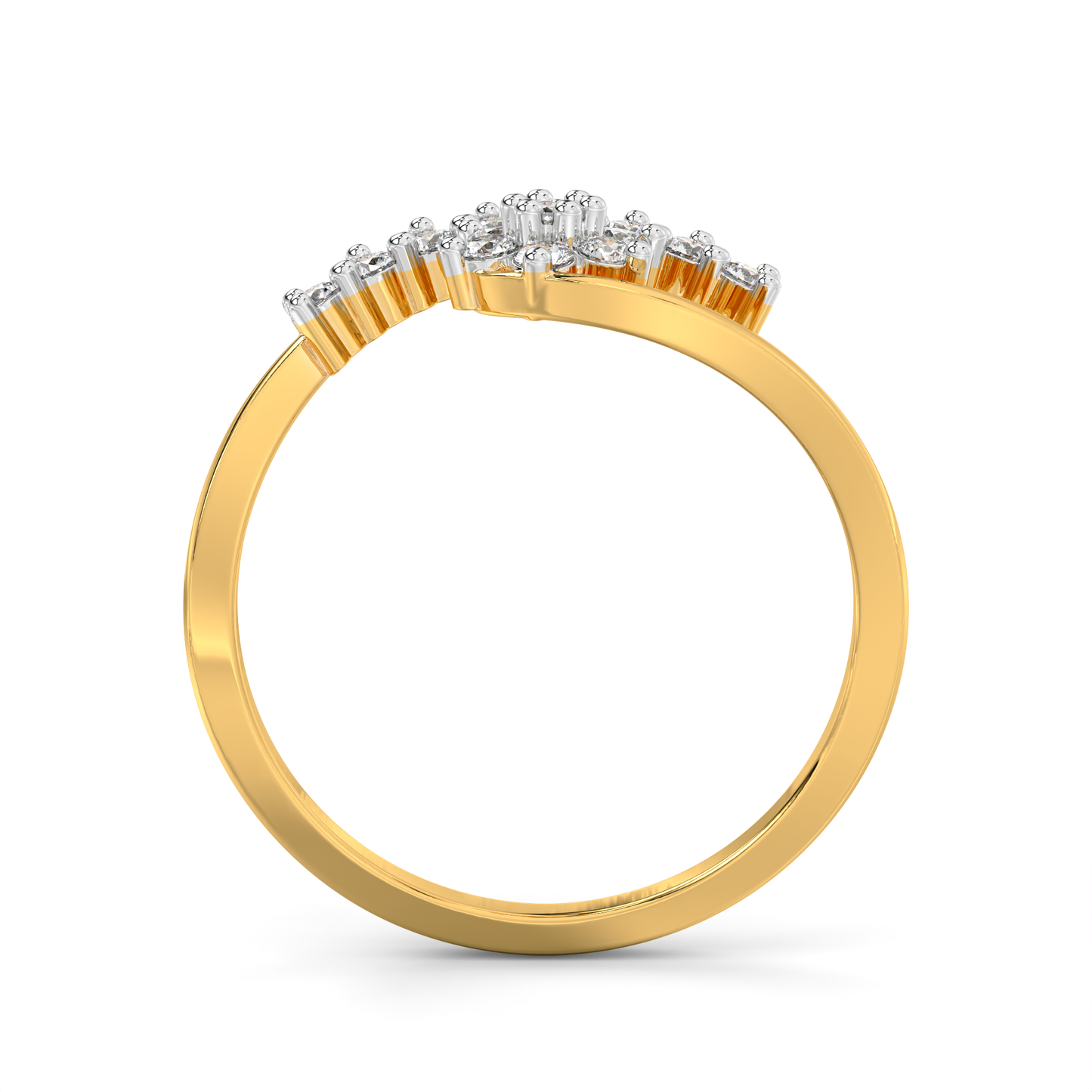 Diamond Ring for her in Yellow Gold DRG22703