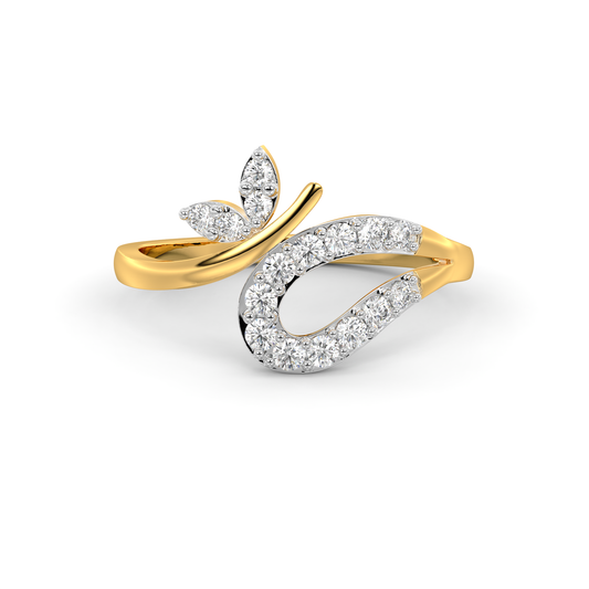 Diamond Ring for her in Yellow Gold DRG22704