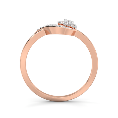 Diamond Ring for her in Rose & White Gold DRG22705