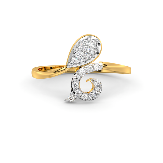 Diamond Ring for her in Yellow Gold DRG22706