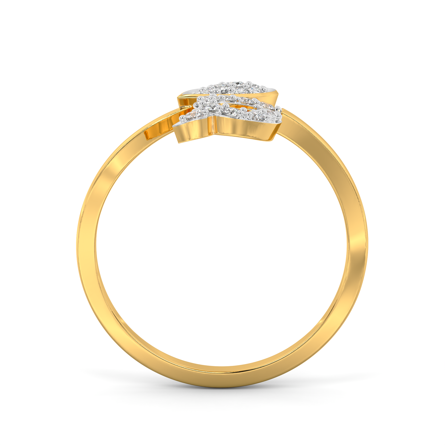 Diamond Ring for her in Yellow Gold DRG22706