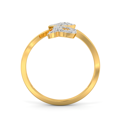 Diamond Ring for her in Yellow Gold DRG22706