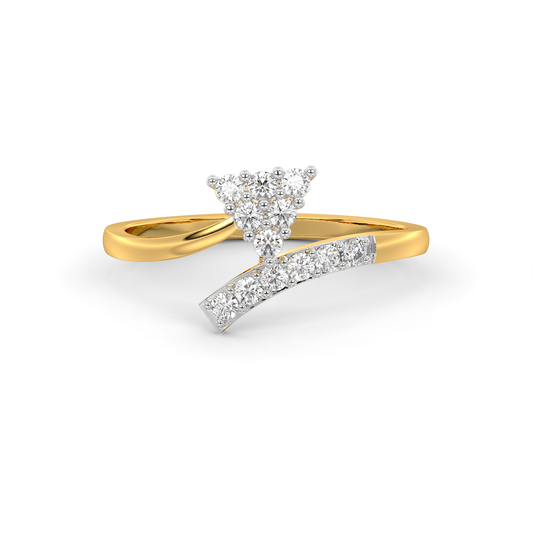 Diamond Ring for her in Yellow Gold DRG22708