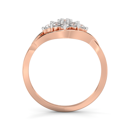 Diamond Ring for her in Rose Gold DRG22709