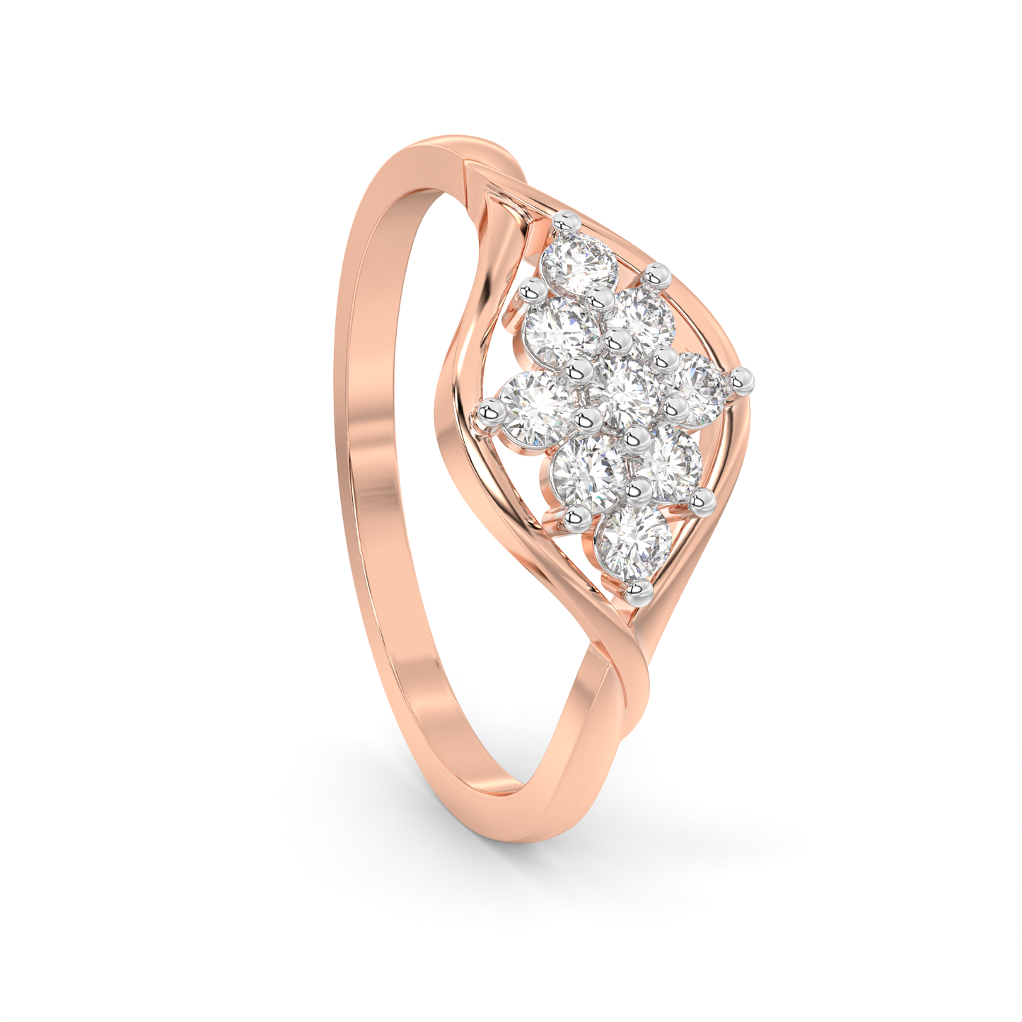 Diamond Ring for her in Rose Gold DRG22709