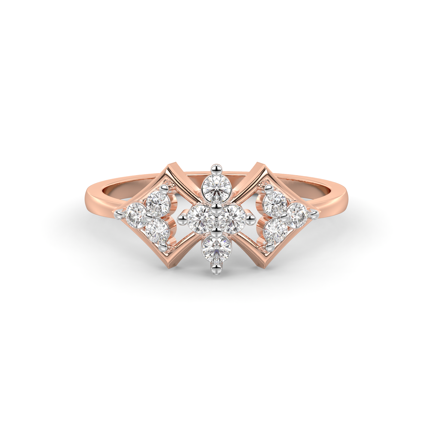 Diamond Ring for her in Rose Gold DRG22710