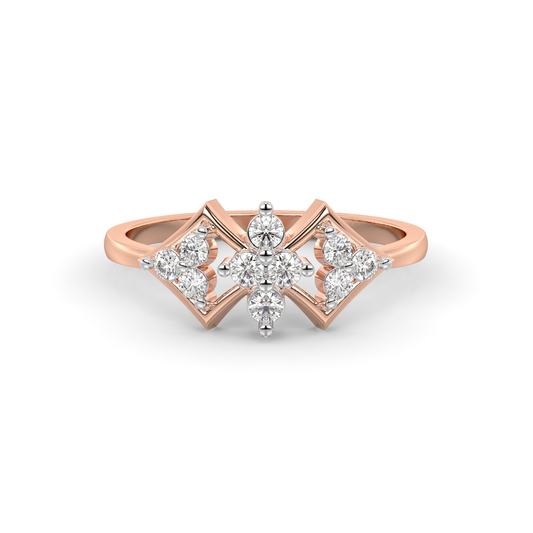 Diamond Ring for her in Rose Gold DRG22710