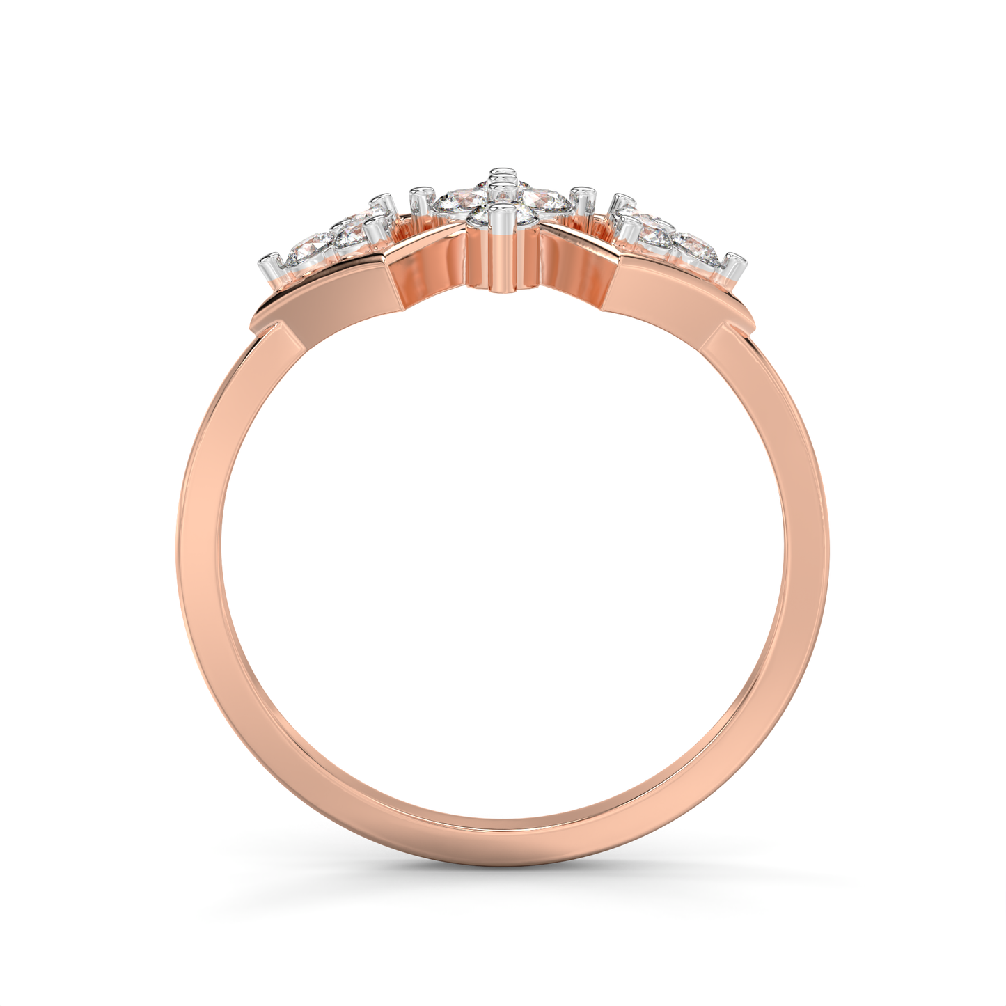 Diamond Ring for her in Rose Gold DRG22710