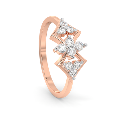 Diamond Ring for her in Rose Gold DRG22710