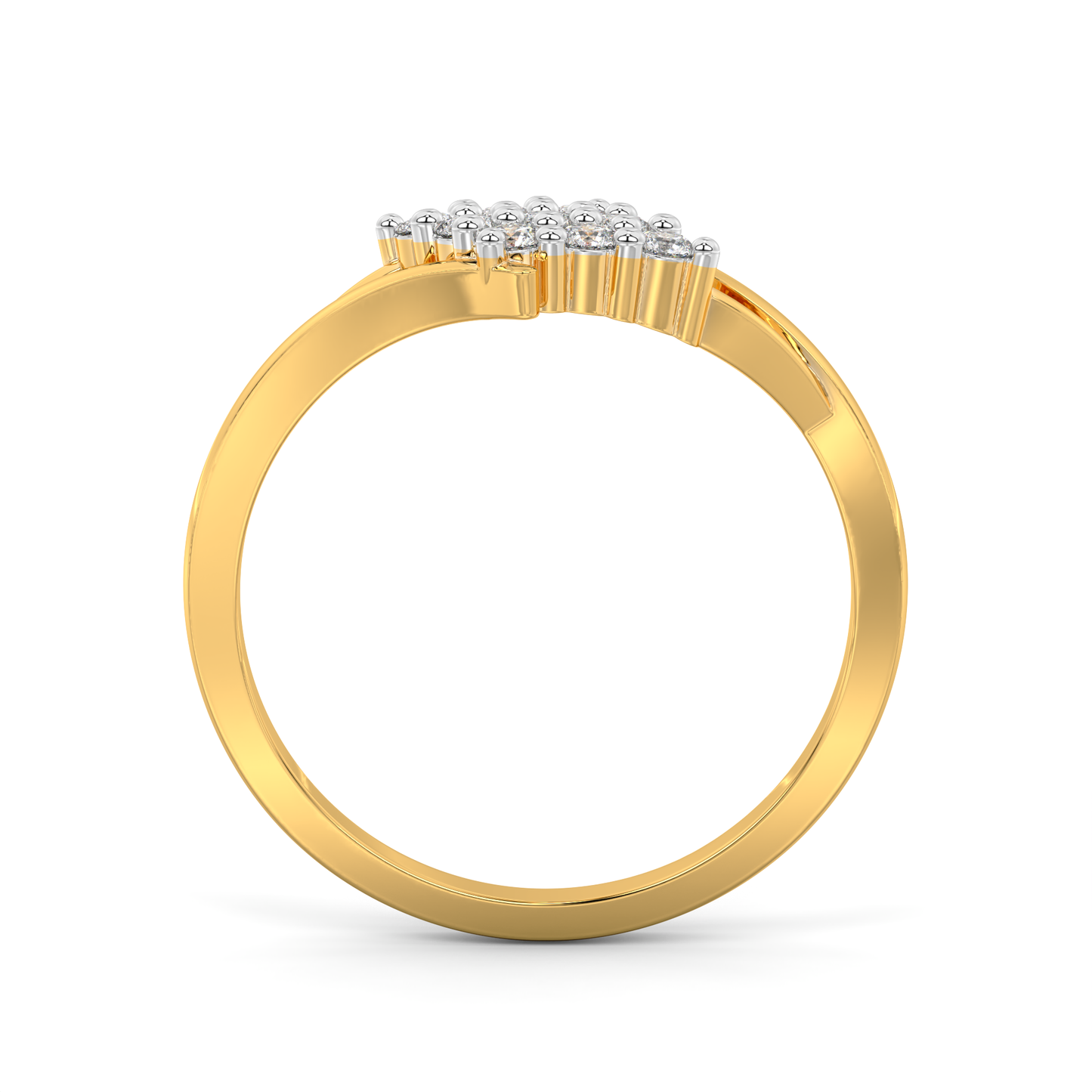 Diamond Ring for her in Yellow Gold DRG22711