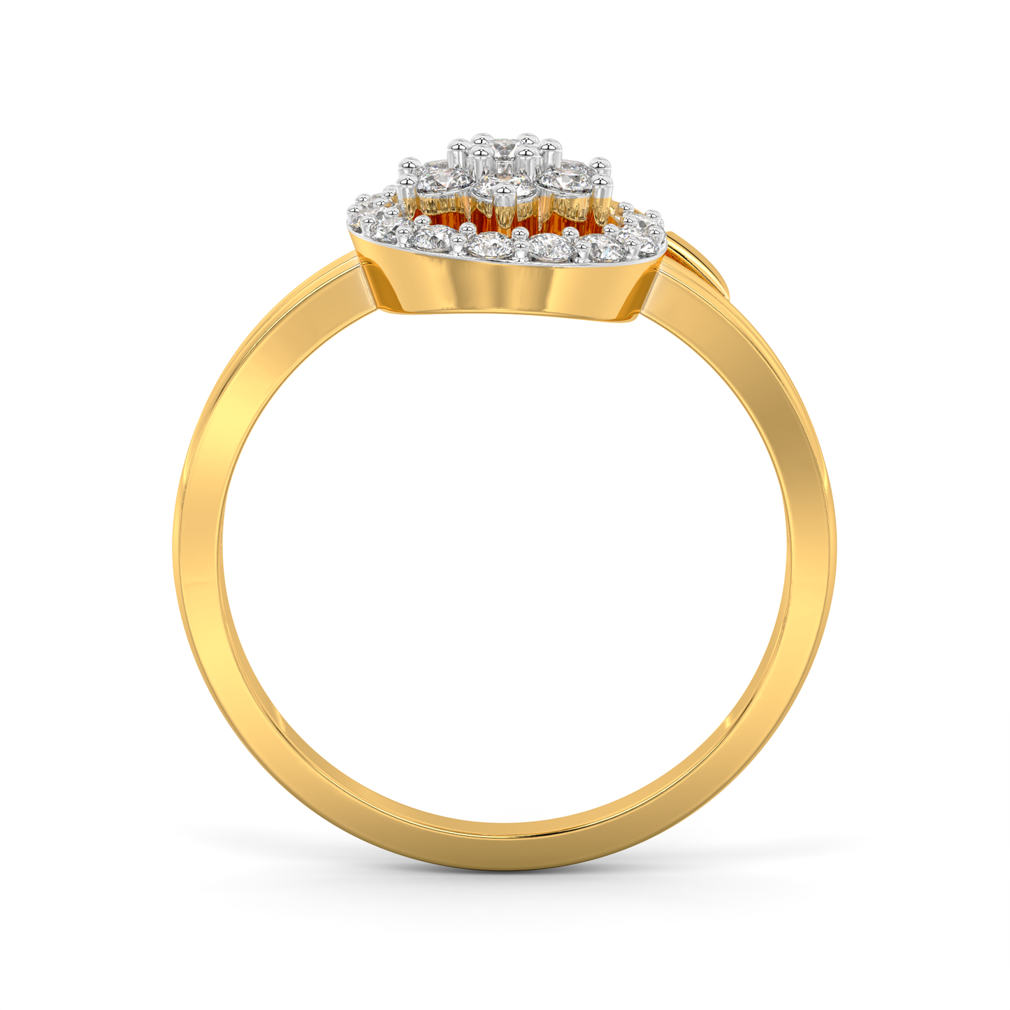 Diamond Ring for her in Yellow Gold DRG22716