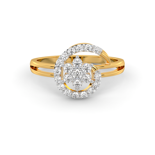 Diamond Ring for her in Yellow Gold DRG22716