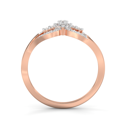 Diamond Ring for her in Rose Gold DRG22717