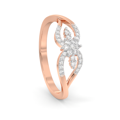 Diamond Ring for her in Rose Gold DRG22717