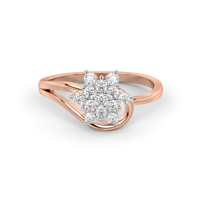 Diamond Ring for her in Rose Gold DRG22718